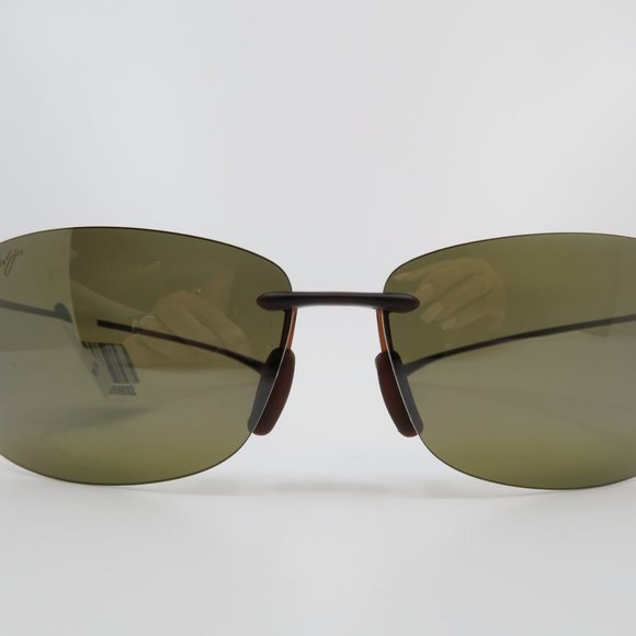 Maui Jim MJ 442-26M AKAU Matte Rootbeer/HCL Bronze Polarized Unisex Sunglasses - Picture 4 of 7